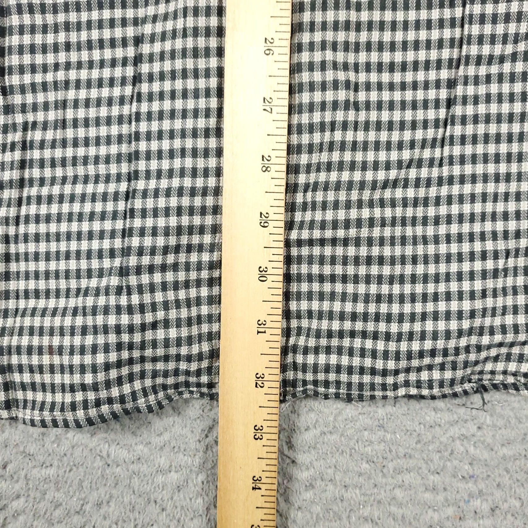 Vintage Greg Norman Shirt Men XL Gray Check Button-Up Long Sleeve Casual Button-Front Shirt - Cotton, Regular Fit Size US XL / EU 56 / 4 - 4 Thumbnail