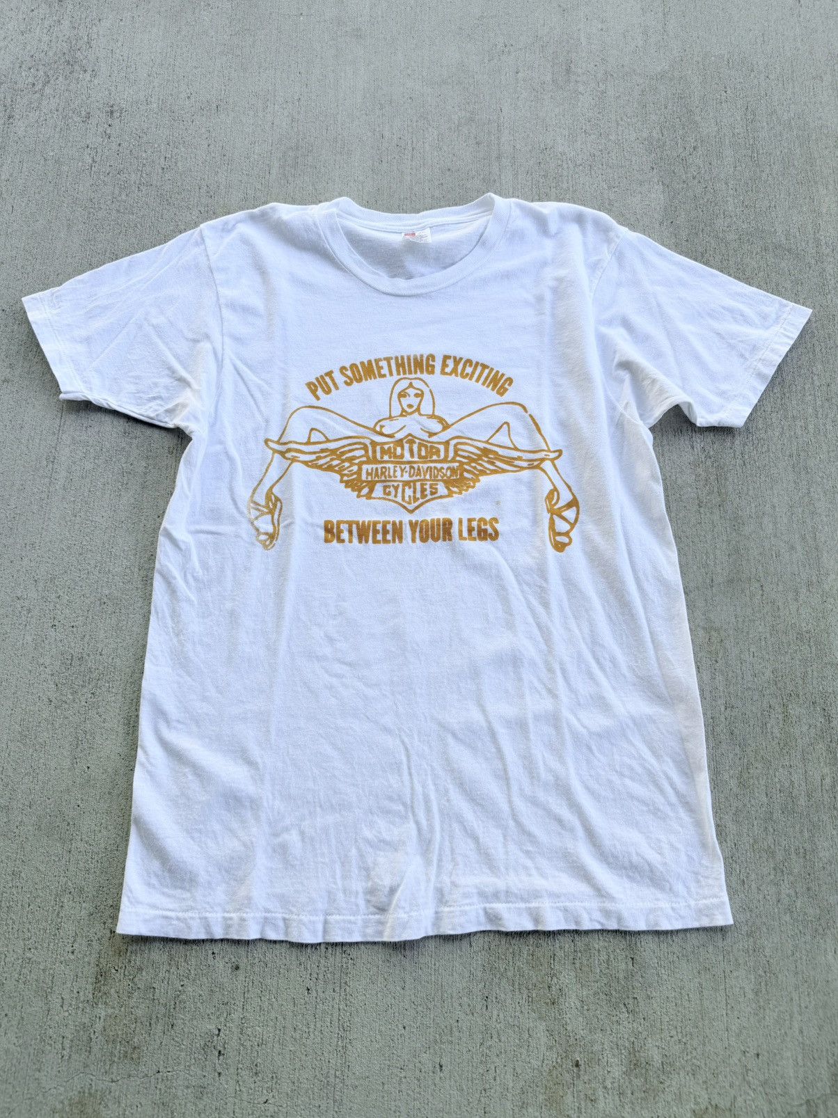 Harley Davidson Vintage Harley Davidson Something Exciting Between Your Legs Size US L / EU 52-54 / 3 - 2 Thumbnail