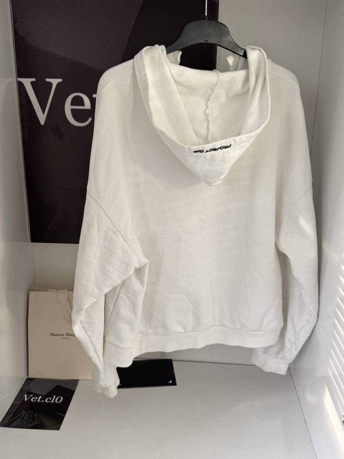 PROJECT G/R ✅Project G/R Love (Dove) white hoodie Size US L / EU 52-54 / 3 - 2 Thumbnail