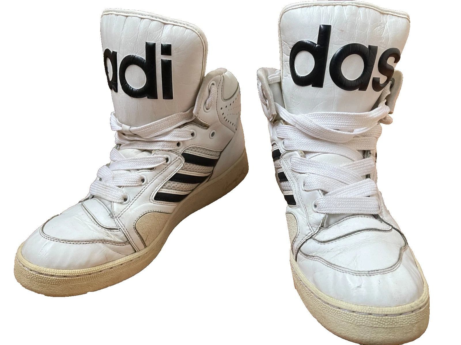 Adidas × Jeremy Scott Adidas sneakers, Jeremy Scott Instinct, Hi Top shoes, V24529 Size US 11.5 / EU 44-45 - 1 Thumbnail