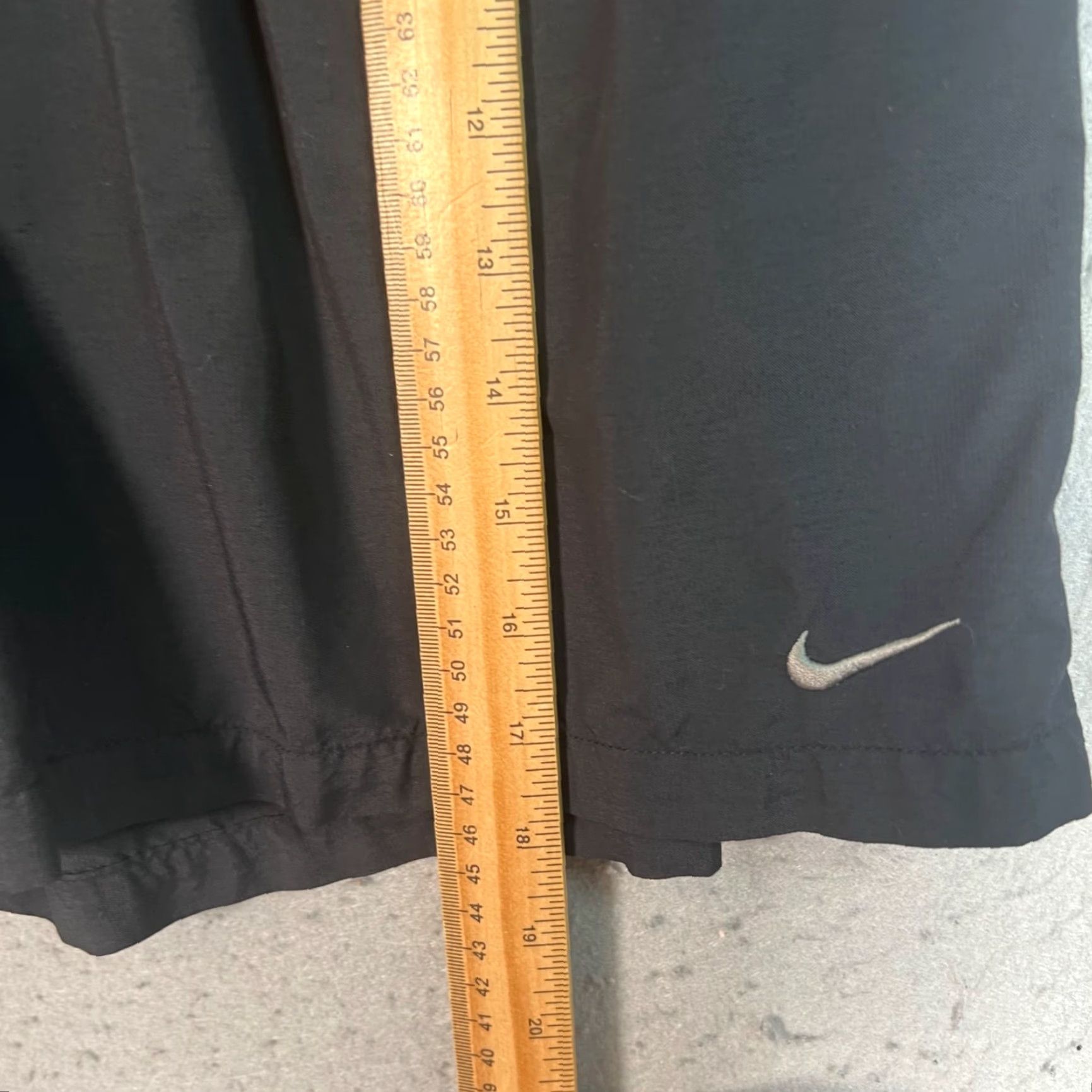 Nike Nike Mens Small Black Nylon Athletic Shorts w/ Liner & Drawstring Running Size US 29 - 5 Thumbnail
