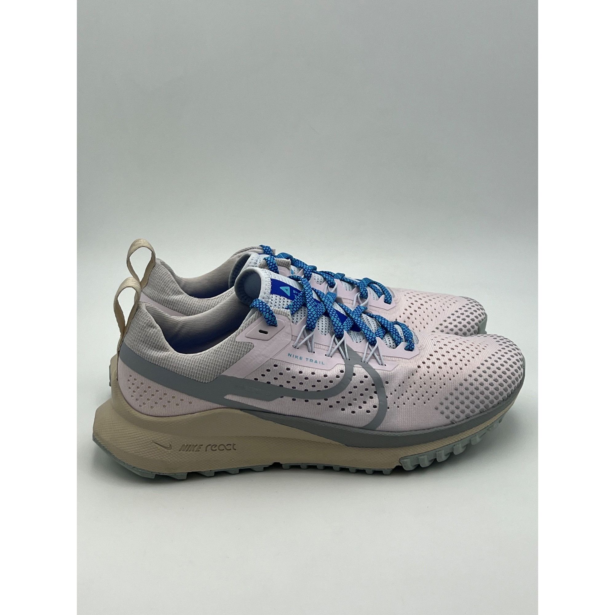 Nike Size 9 - Nike Women's React Pegasus Trail 4 Pearl Pink/Wolf Size US 9 / IT 39 - 1 Thumbnail