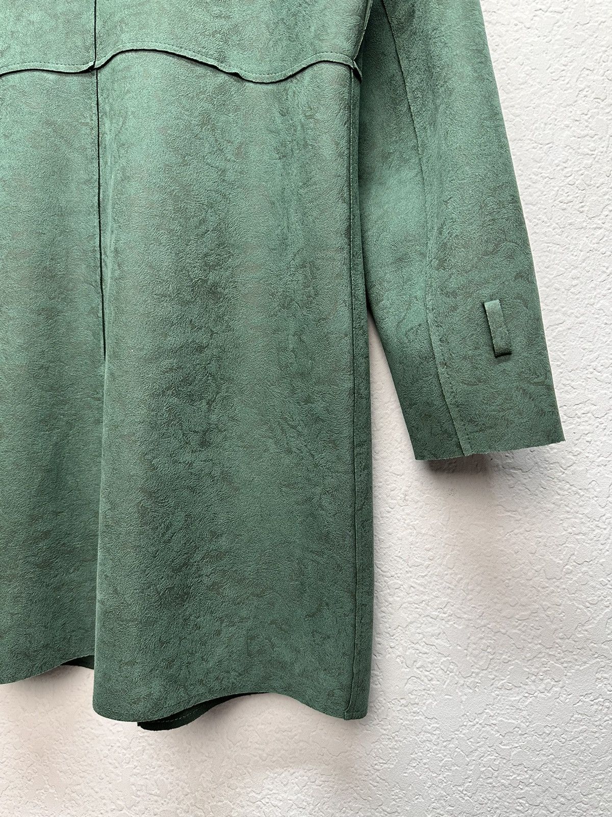Max Mara MaxMara green minimalist coat classic Italy elegant fit Size M / US 6-8 / IT 42-44 - 15 Thumbnail
