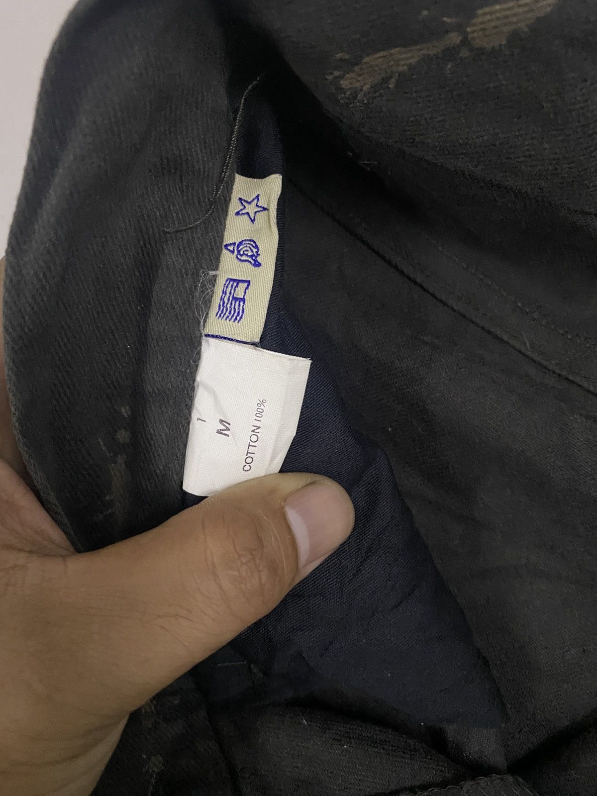 Japanese Brand VTG TESS HIRO Japan Distressed Scratch Denim Pants Size US 30 / EU 46 - 8 Thumbnail
