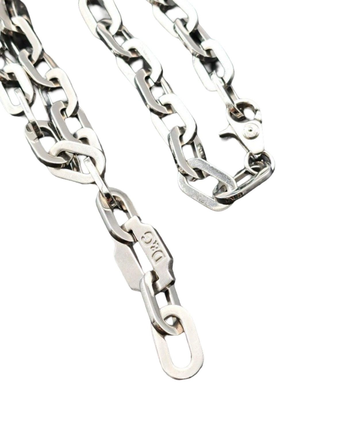 Dolce & Gabbana 3D Razor Chain Link Necklace Size ONE SIZE - 7 Thumbnail