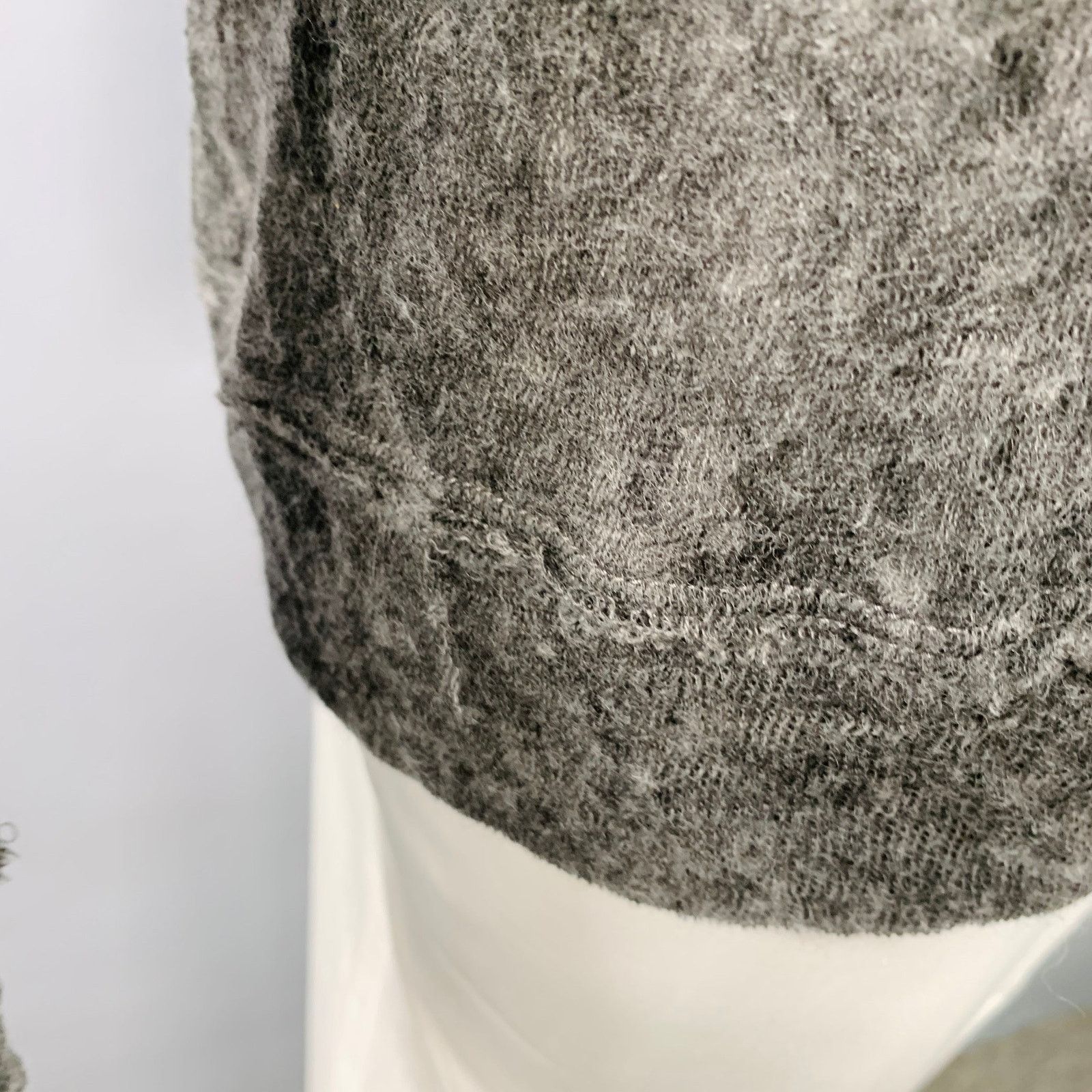 Barena BARENA Size XL Grey Heather Wool Blend Crew Neck Sweatshirt Size US XL / EU 56 / 4 - 5 Thumbnail