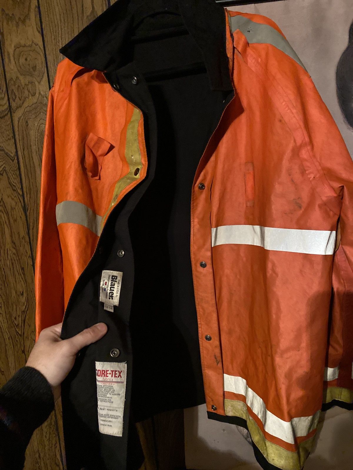 Goretex Authentic Worn Goretex/Blauer Atlanta Police Coat Size US L / EU 52-54 / 3 - 3 Thumbnail
