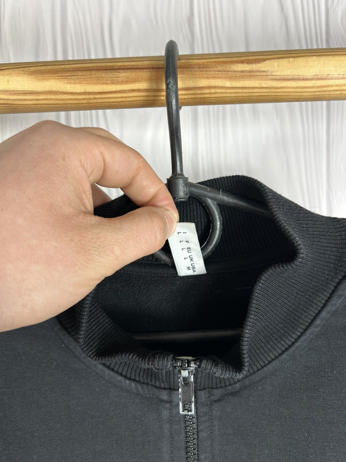 Moschino Moschino 1/3 Half Zip Sweatshirt Size L Black Underwear Size US L / EU 52-54 / 3 - 9 Thumbnail