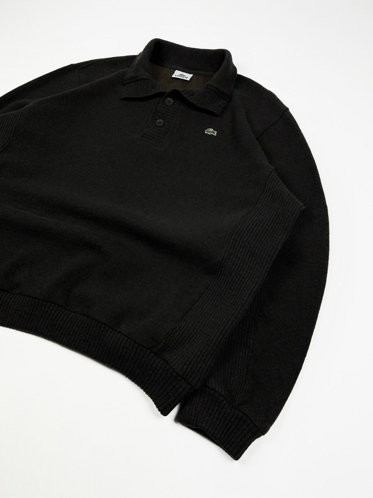 Lacoste × Vintage Vintage LACOSTE brown wool sweater Size US XL / EU 56 / 4 - 4 Thumbnail