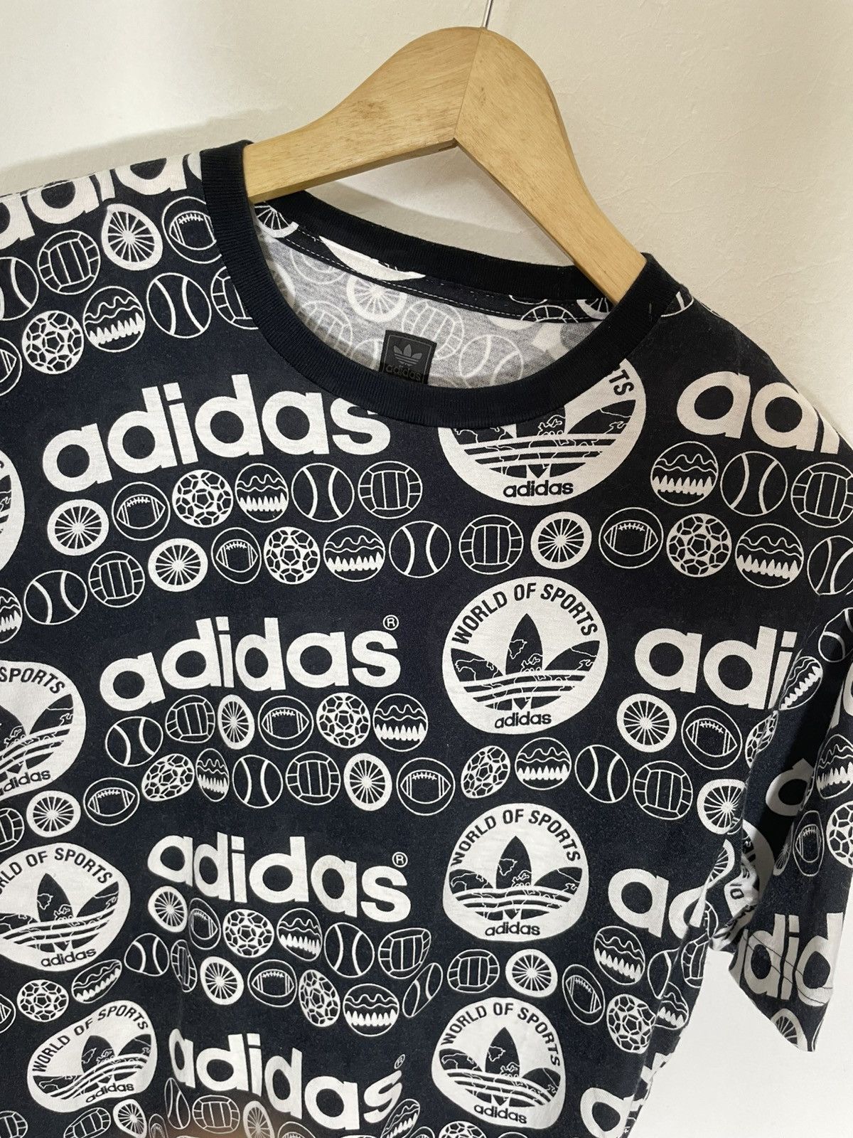 Adidas Adidas Fullprint Vintage AOP Size US L / EU 52-54 / 3 - 1 Thumbnail