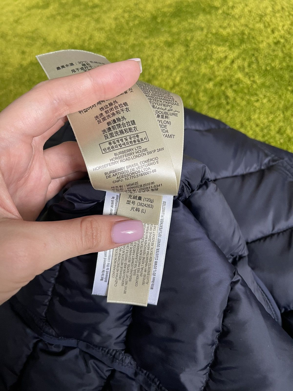 Burberry × Designer Burberry Brit belted down puffer jacket Size L / US 10 / IT 46 - 11 Thumbnail