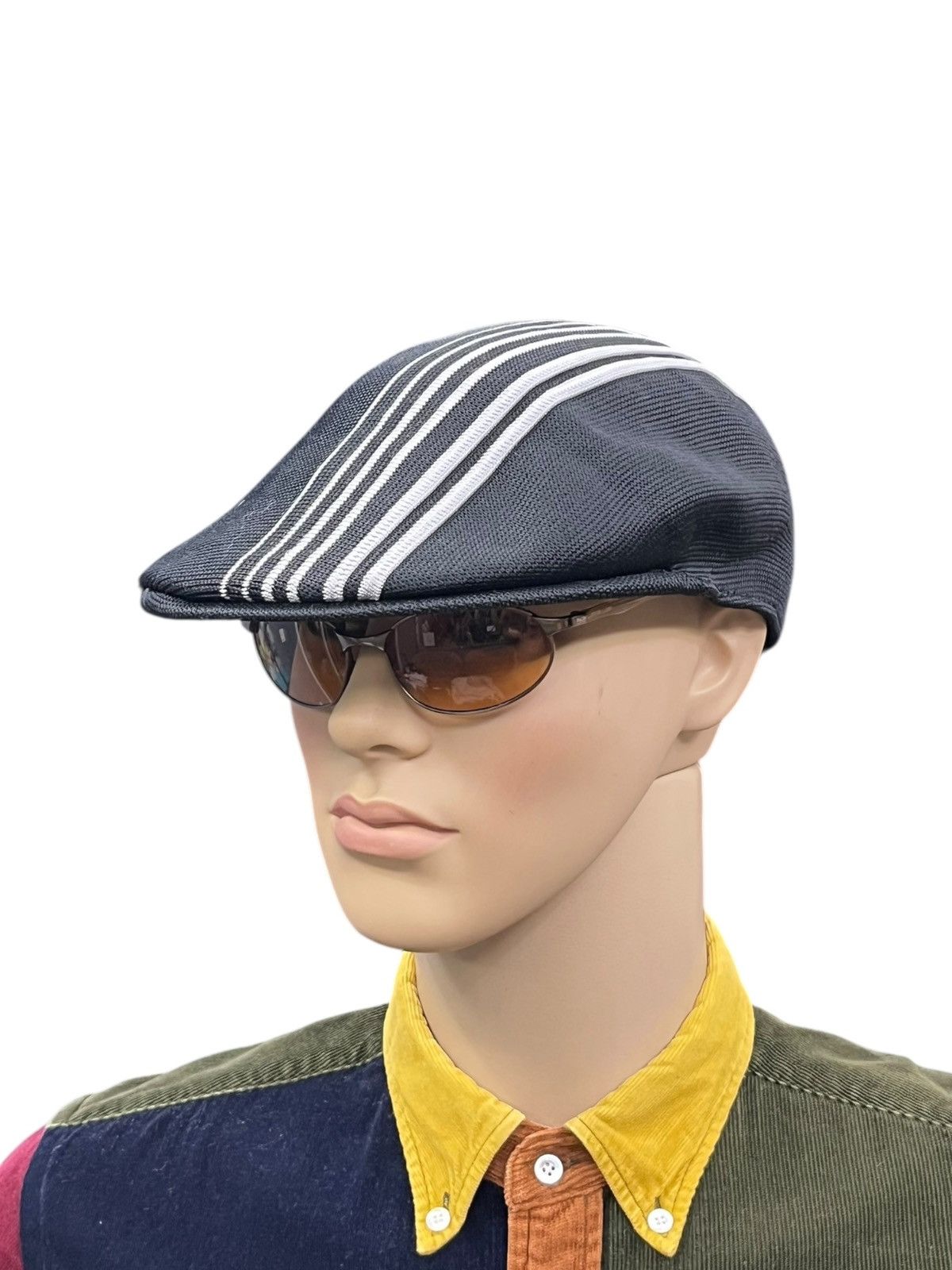 Kangol Vintage Kangol Ripple Stripe Flat Hat 90s Size L Size ONE SIZE - 2 Thumbnail
