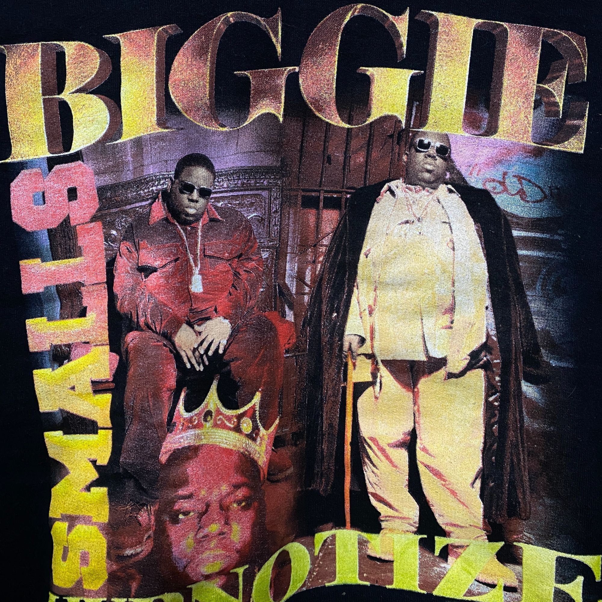 Rap Tees Notorious B.I.G. Hypnotize Graphic Black Cropped Long-Sleeve Size S / US 4 / IT 40 - 2 Thumbnail