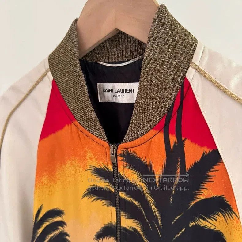 Saint Laurent Paris Saint Laurent Palm Tree Print Jacket. Size US M / EU 48-50 / 2 - 2 Thumbnail