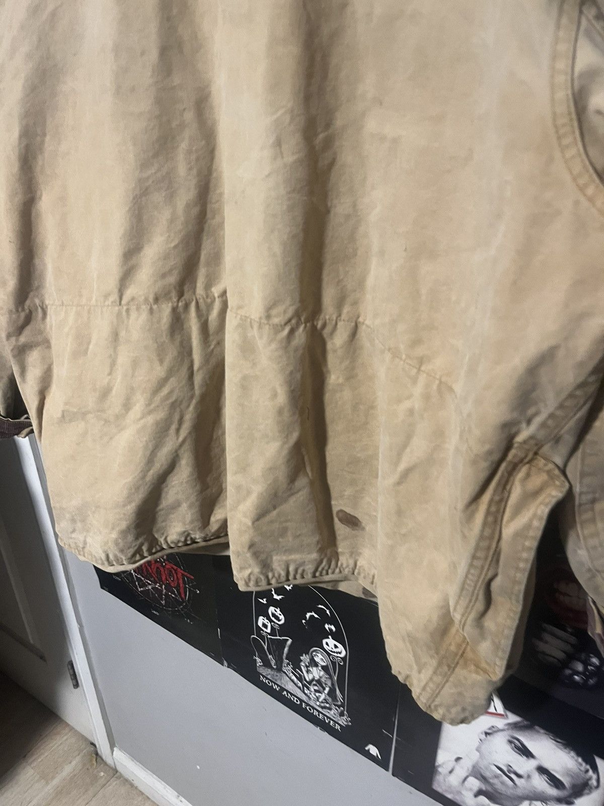 Other Vintage 70’s 80s Tan Heavy duty Thrashed Hunting Duck Jacket Size US XL / EU 56 / 4 - 13 Thumbnail