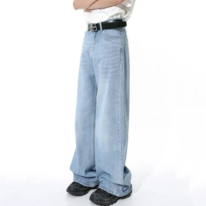 Retro Wide Leg Streetwear Jeans