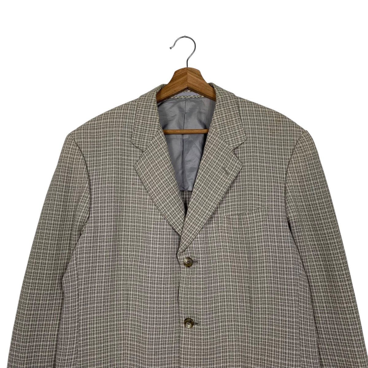 Lanvin Lanvin Checkered Casual Blazer Jacket Size US M / EU 48-50 / 2 - 2 Thumbnail