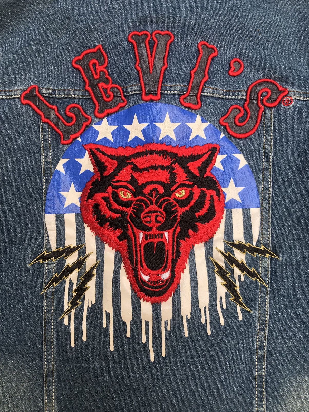 Levi's Levi’s Jeans Jacket Hoodie Patchwork Number Nine LGB Style Size US M / EU 48-50 / 2 - 13 Thumbnail
