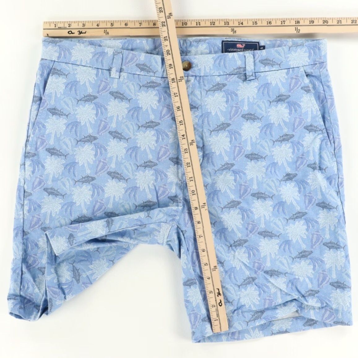 Vineyard Vines Vineyard Vines Stretch Breaker Tuna Cotton Twill Chino Shorts Blue Men's 40 Size US 40 / EU 56 - 3 Thumbnail