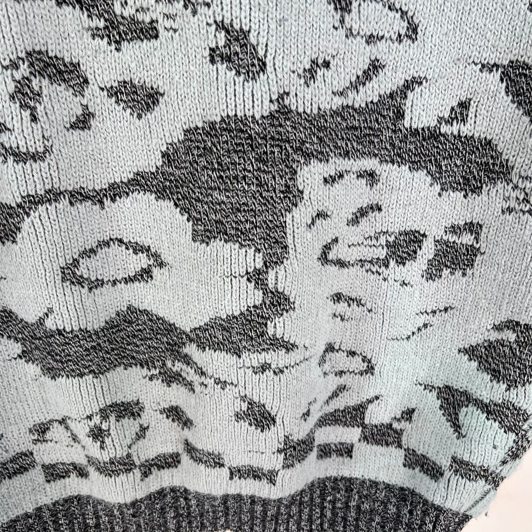 Vintage Arielle Vintage Slouchy Geometric Sweater Womens L Gray Desert Camo USA Made Size L / US 10 / IT 46 - 4 Thumbnail