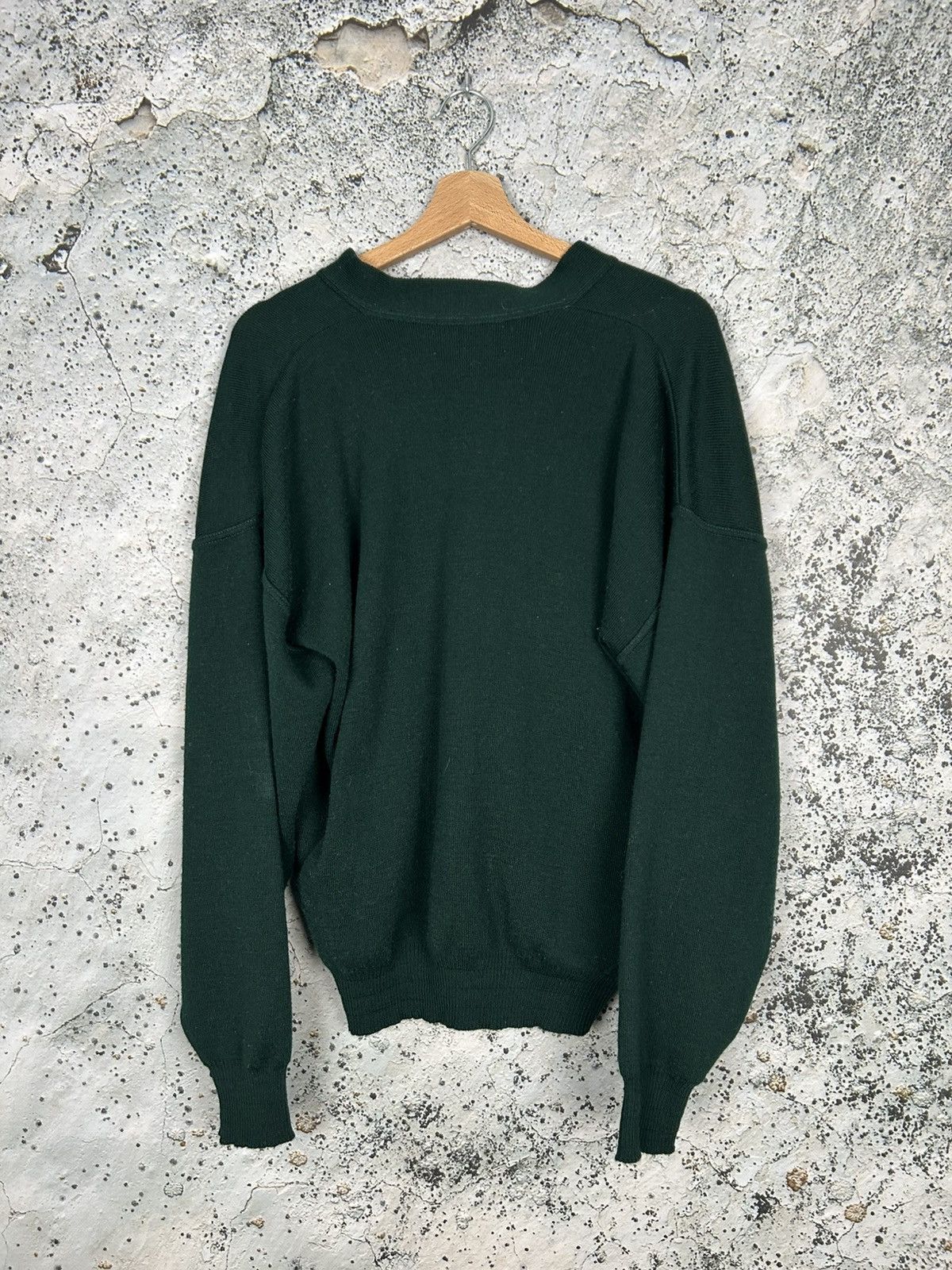 Vintage Vintage Belika Green Cardigan 90s Sweater Knit Avant Garde Size US L / EU 52-54 / 3 - 4 Thumbnail