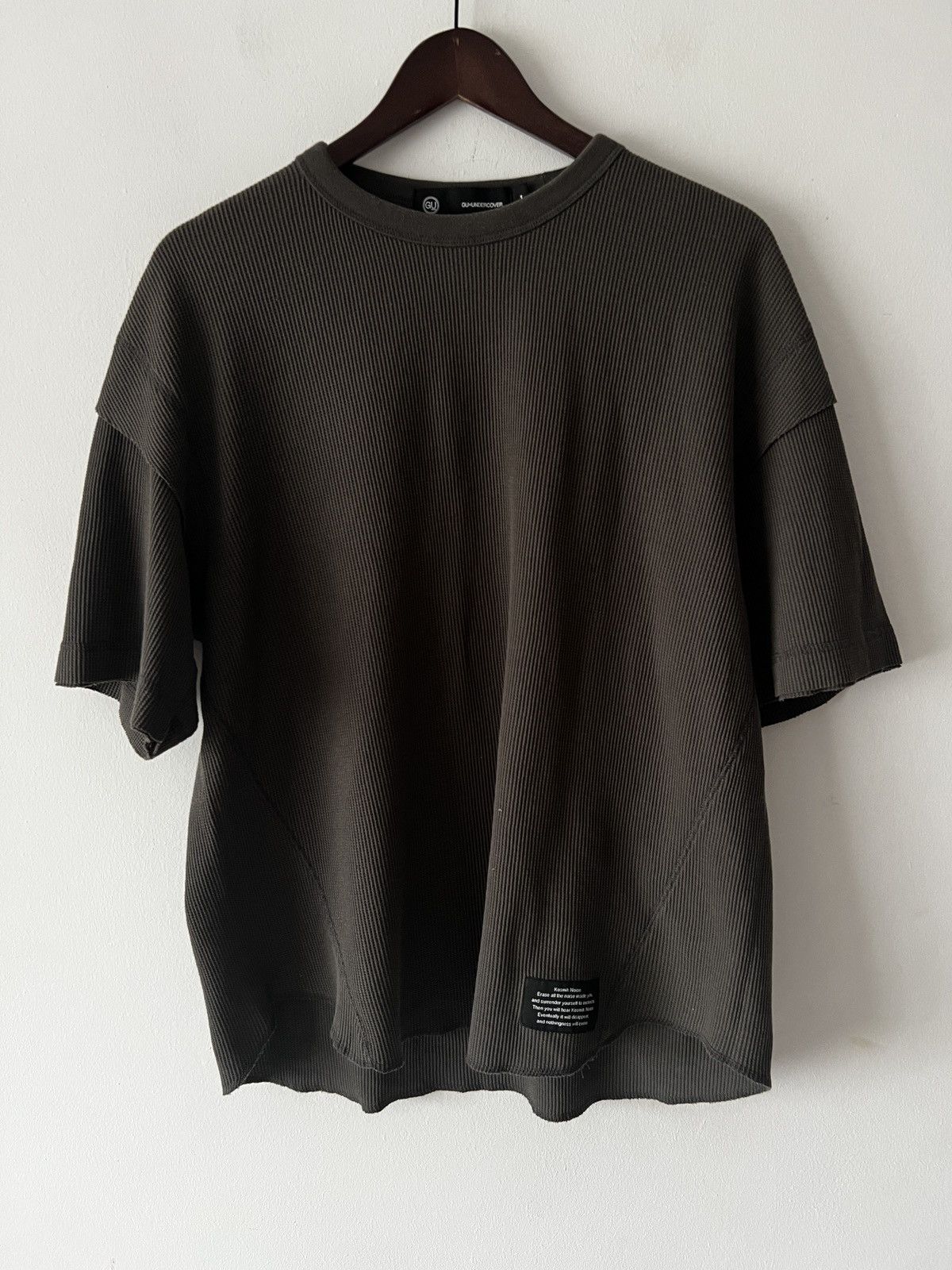 Undercover 🔥🔥 Undercover x GU Double Layer Waffel Knit T-Shirt Size US S / EU 44-46 / 1 - 1 Thumbnail
