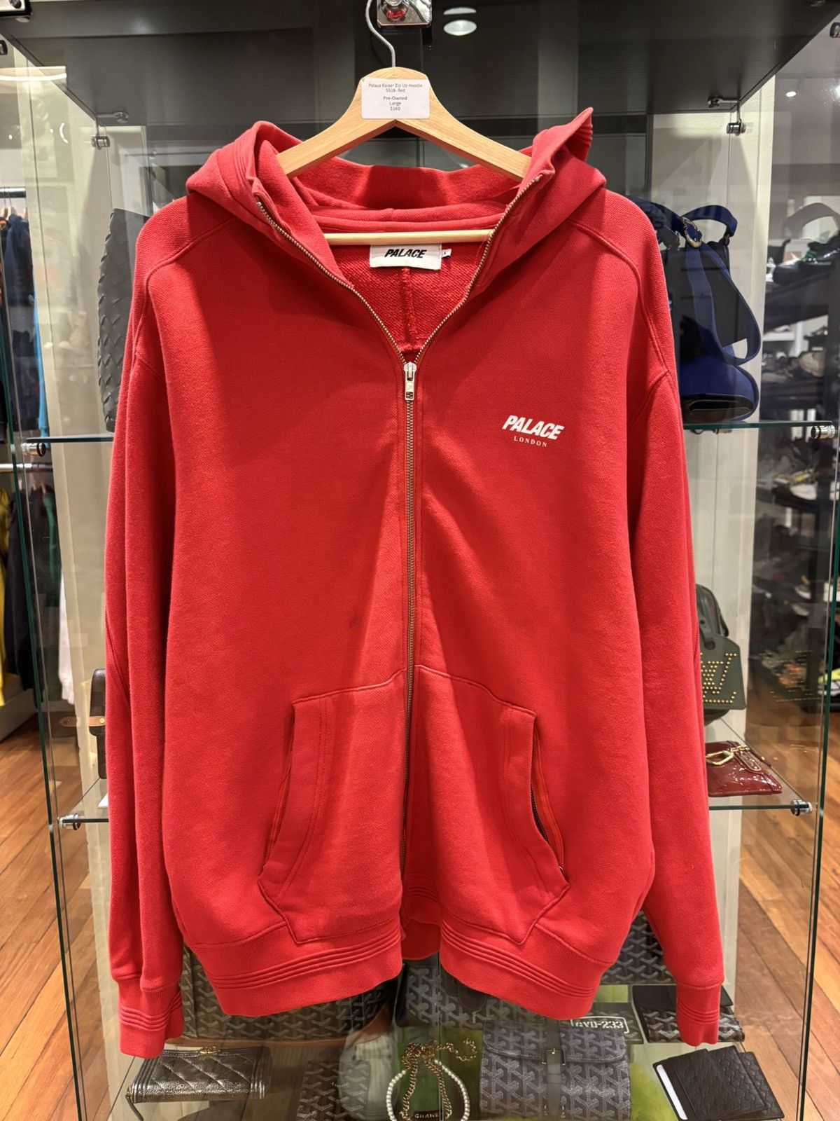 Palace Palace Raiser Zip Up Hoodie SS18 - Red Size US L / EU 52-54 / 3 - 1 Thumbnail