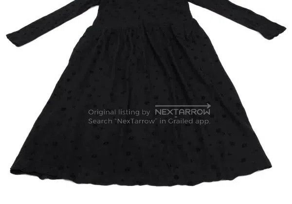 Comme des Garcons Comme Des Garcons size F Dark vintage polka dot dress Size S / US 4 / IT 40 - 6 Thumbnail