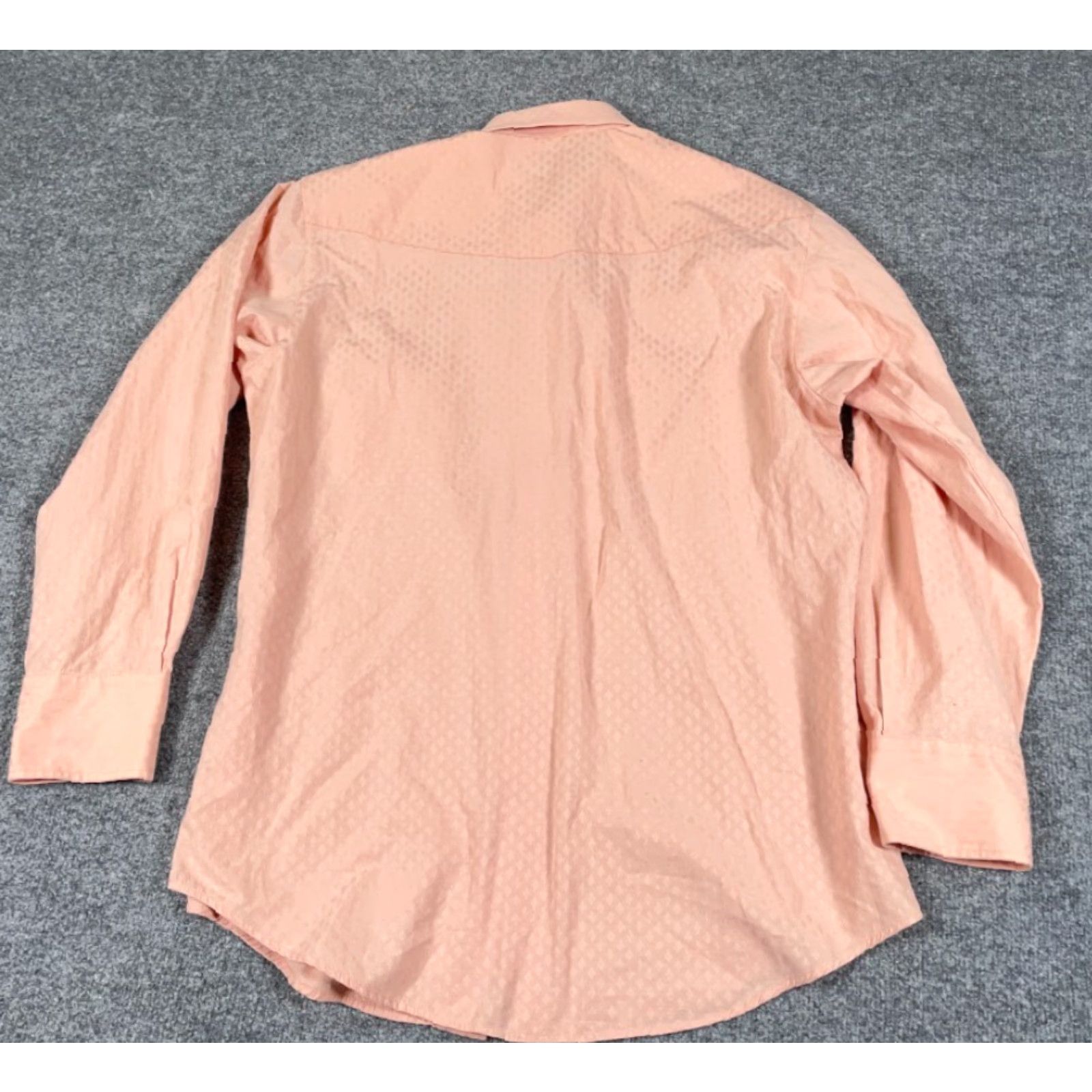 Roper Roper Western Style Shirt Adult XL Pale Pink Diamond Pattern Pearl Snap Cowboy Size US XL / EU 56 / 4 - 2 Thumbnail