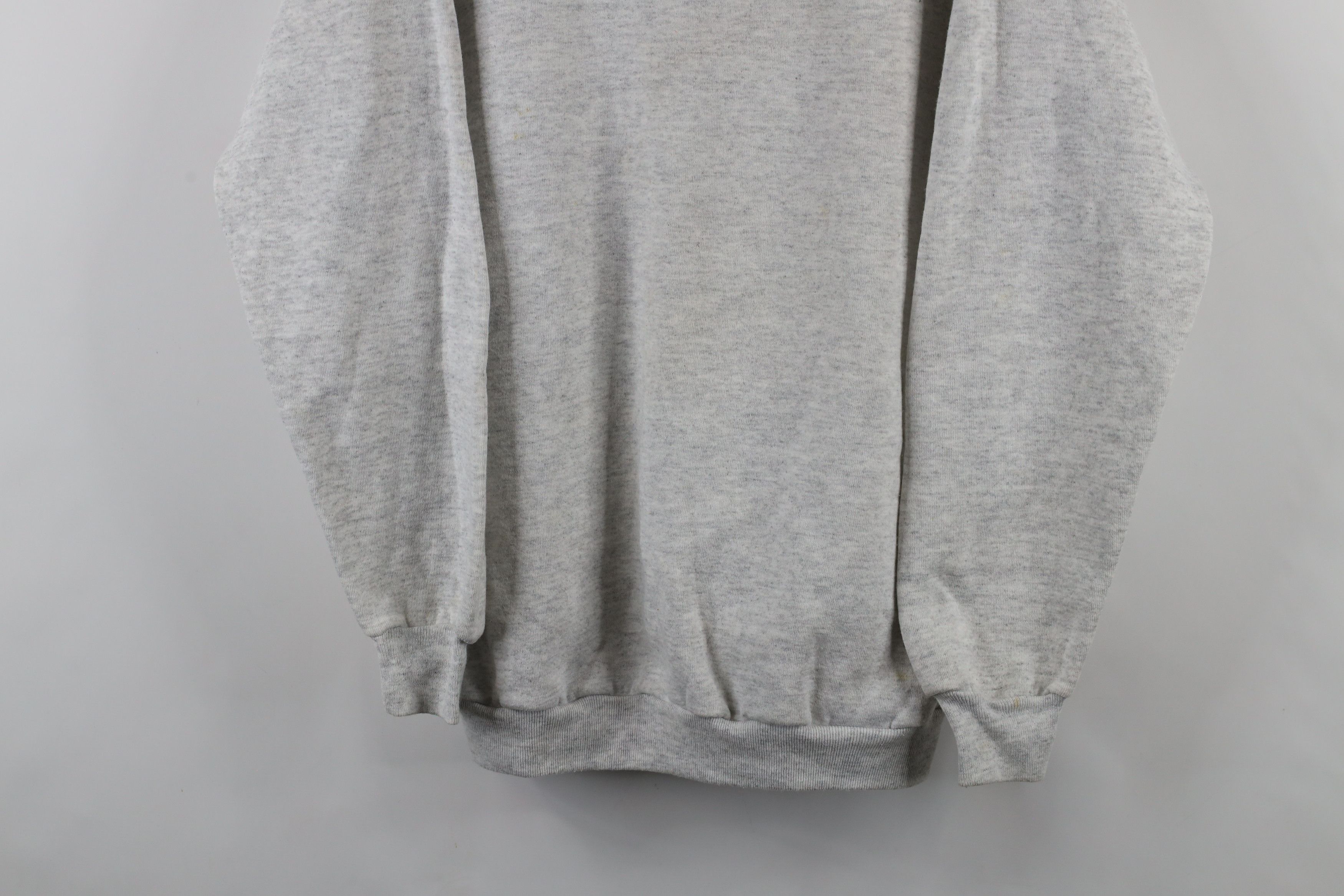 Vintage Vintage 90s Streetwear Crewneck Sweatshirt Heather Gray USA Size US XL / EU 56 / 4 - 3 Thumbnail