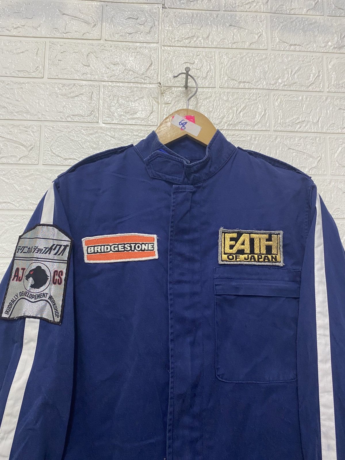 Vintage vintage racing jacket patches Bridgestone and EATH of Japan Size US M / EU 48-50 / 2 - 1 Thumbnail