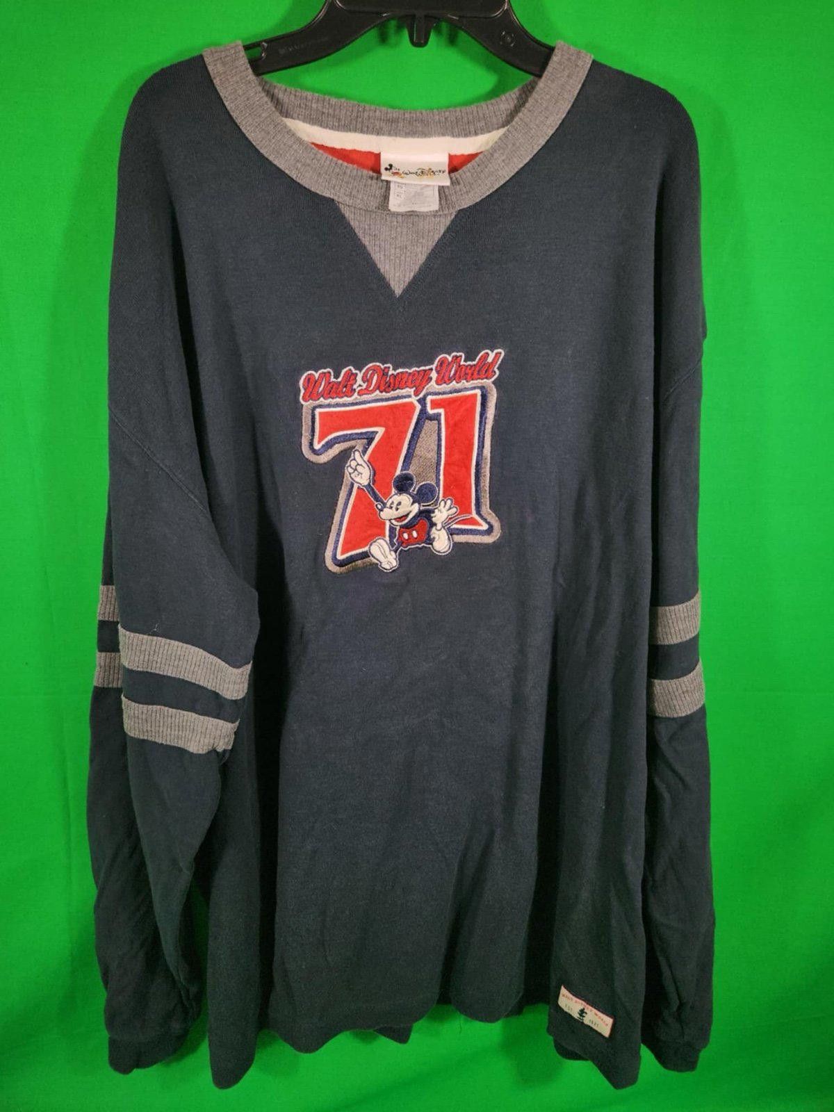 Designer Vintage Walt Disney World Mickey Mouse LongSleeve Sweatshirt Size US XL / EU 56 / 4 - 1 Thumbnail