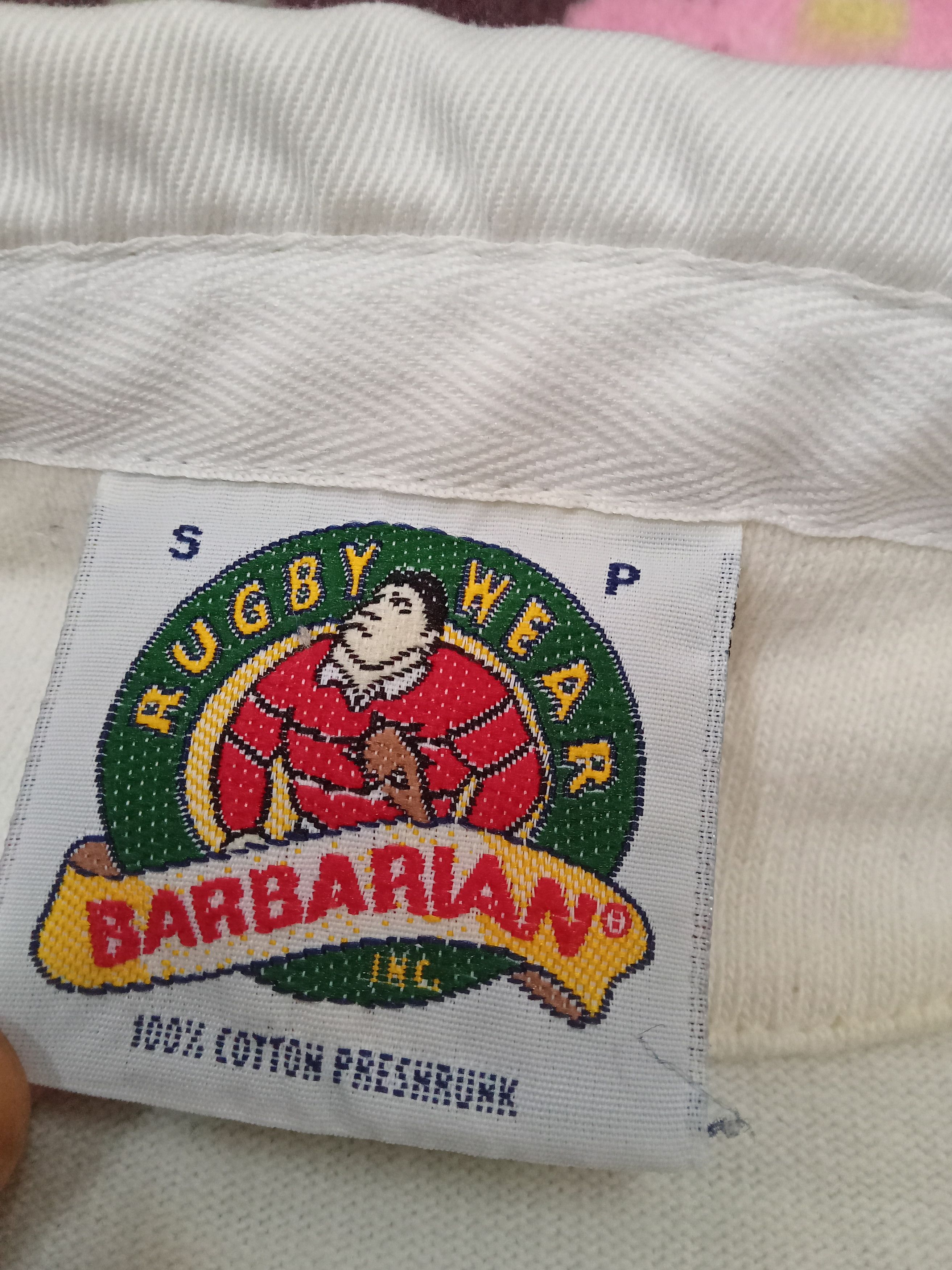 Barbarian Vintage Barbarian Rare Wild Boar Logo Rugby Jersey Size US S / EU 44-46 / 1 - 2 Thumbnail