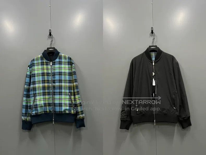 Other Hermes Plaid Printed Double-Faced Jacket Size US L / EU 52-54 / 3 - 4 Thumbnail