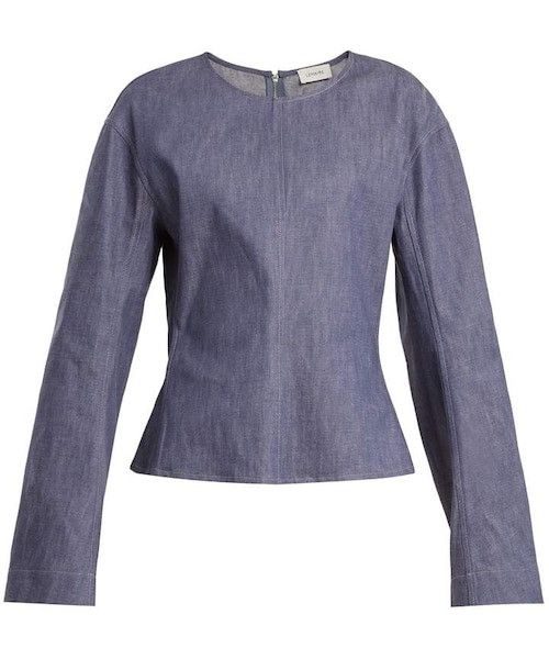Lemaire Plastron Chambray Denim Jackets