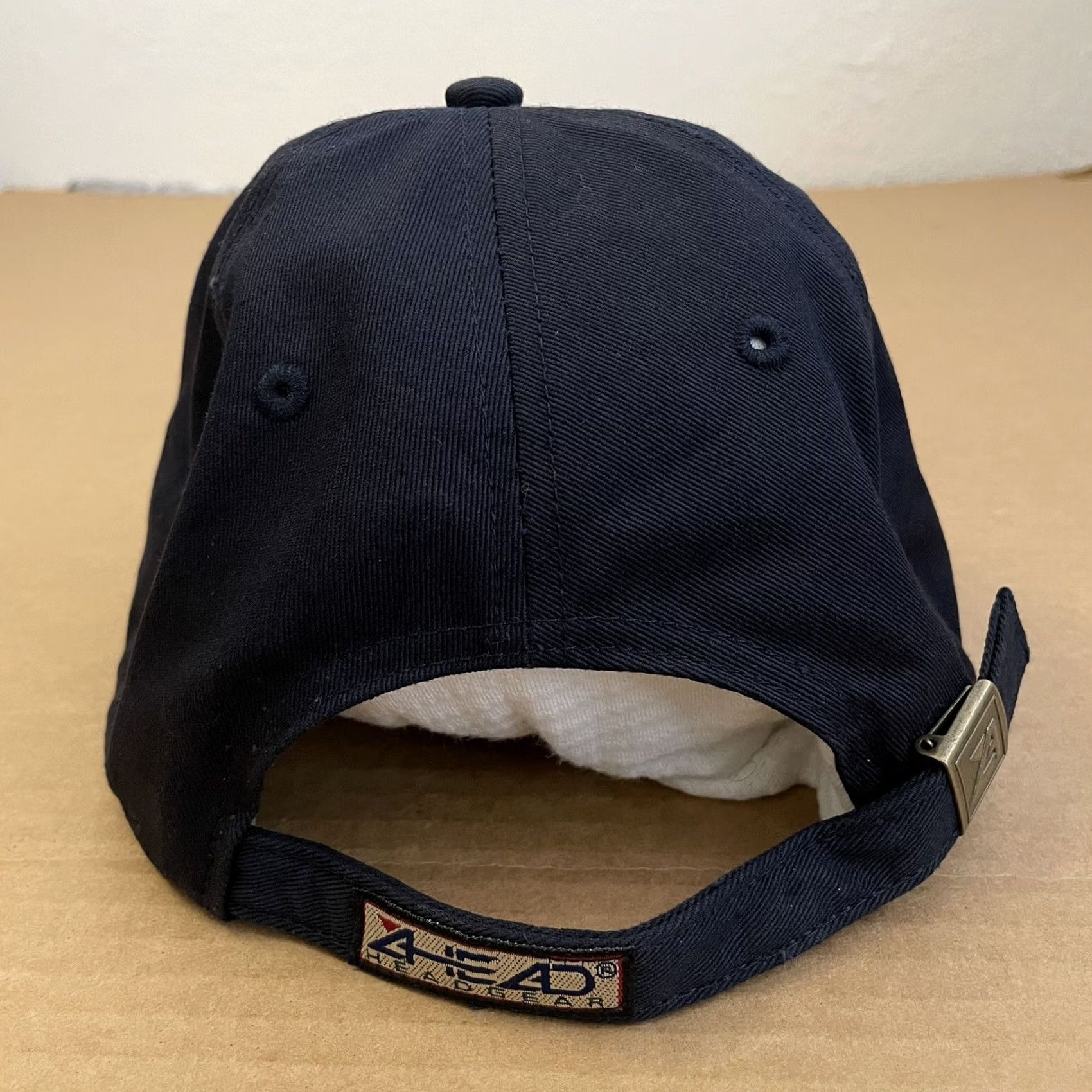 Vintage Ahead The Virginian Hat Cap Strapback Adult Adjustable One Size Strap Back Mens Black Blue Cotton Baseball Cap USA Sports Retro Vintage: No Size ONE SIZE - 6 Thumbnail