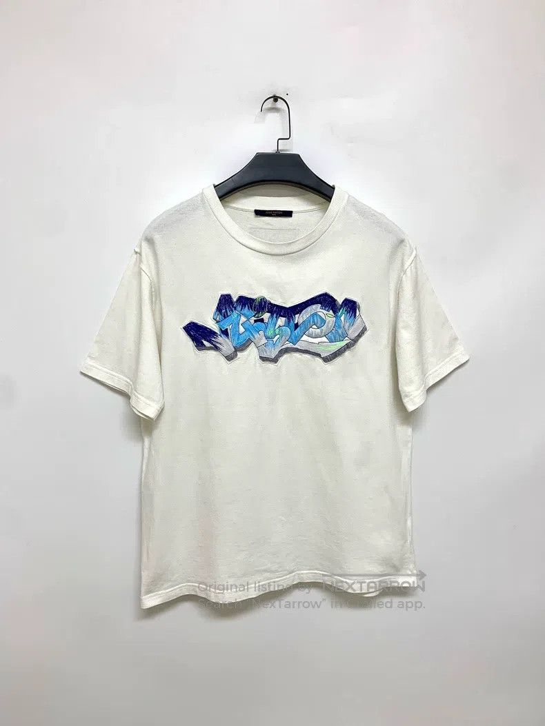 Louis Vuitton Louis Vuitton Graffiti Letter Short Sleeve Size US XL / EU 56 / 4 - 1 Thumbnail