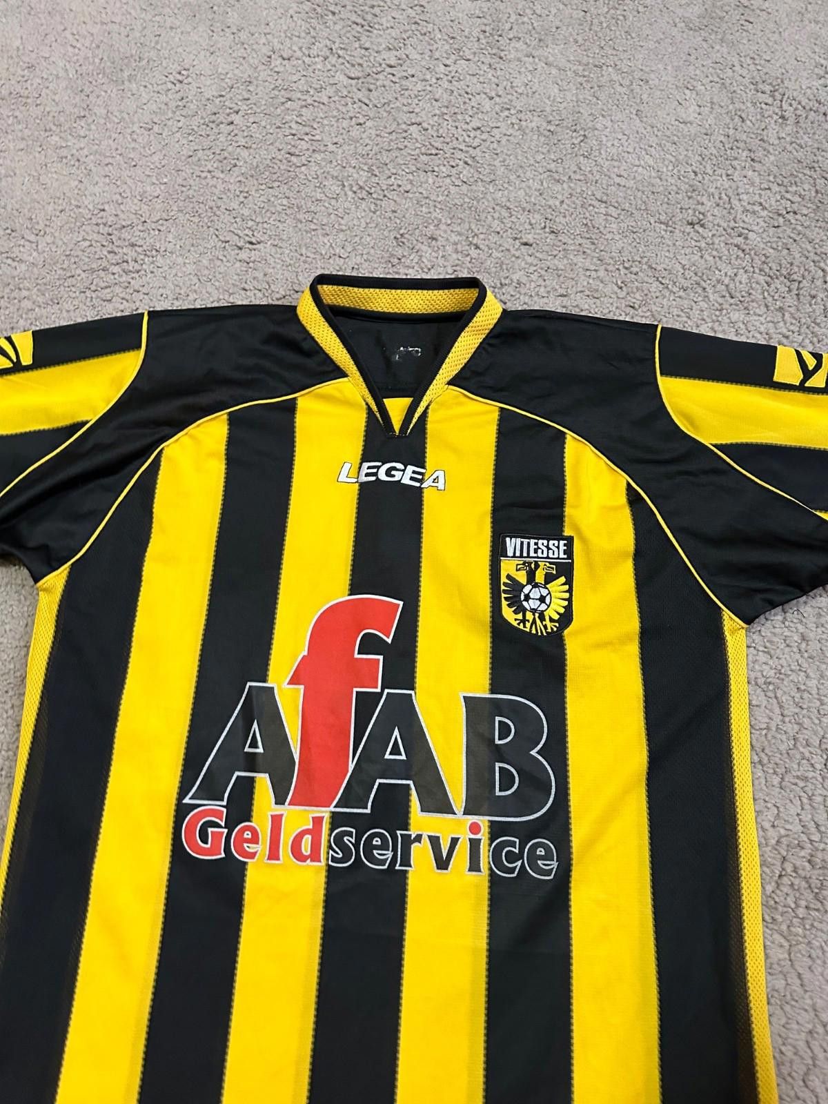 Other VITESSE 2007 2008 HOME FOOTBALL SHIRT SOCCER JERSEY LEGEA Size US L / EU 52-54 / 3 - 4 Thumbnail