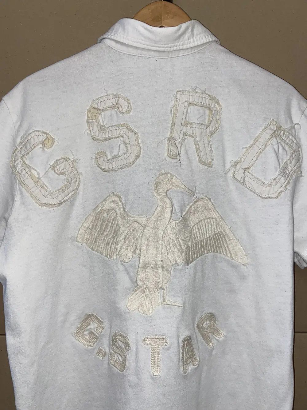 G-Star 🦅RARE VINTAGE G STAR RAW USA TEE POLO SHIRT Y2K DRIP AMERIC Size US L / EU 52-54 / 3 - 11 Thumbnail