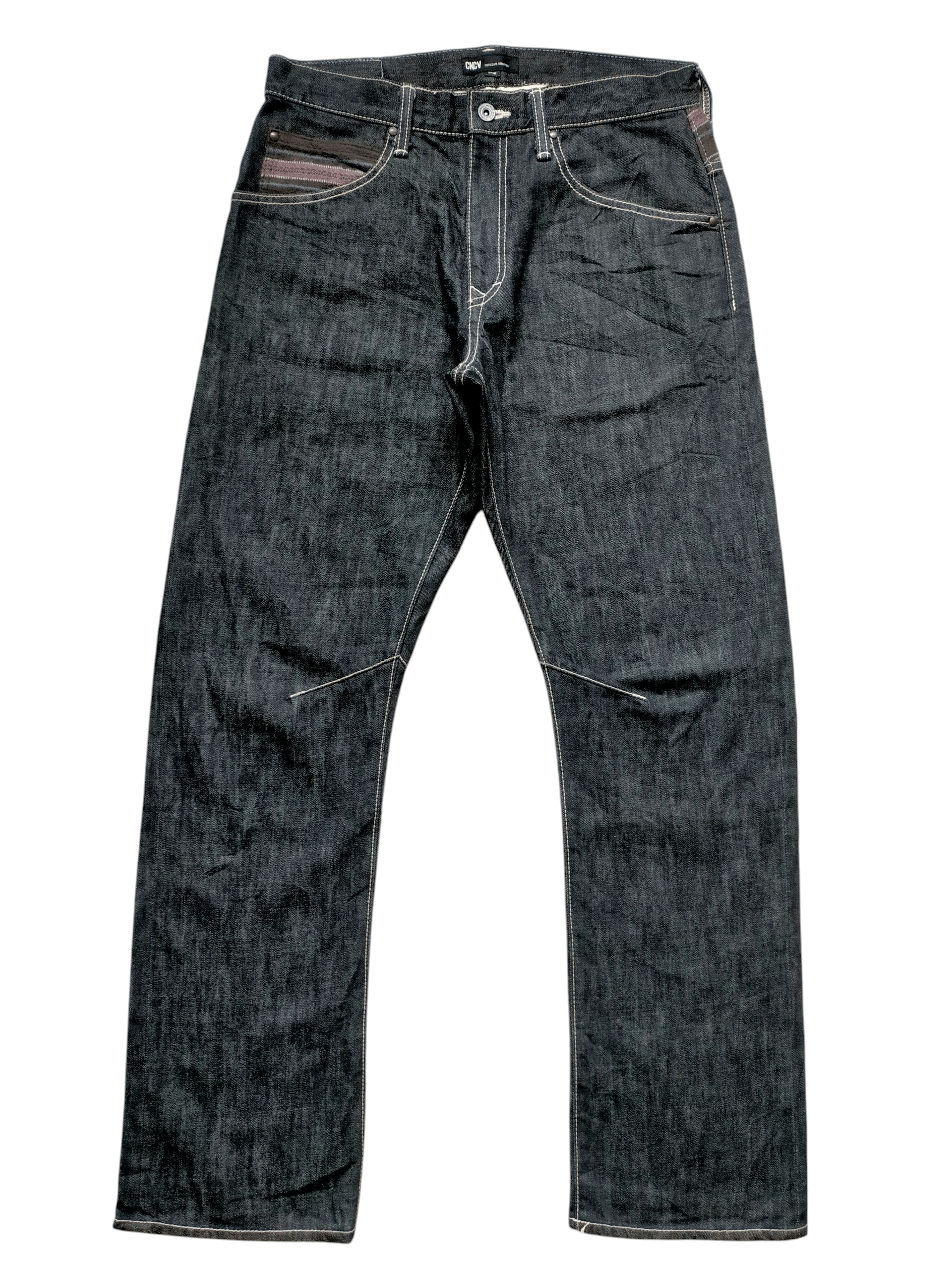 Hysteric Glamour Concave attempt Blanket Navajo style Single pocket jeans Size US 32 / EU 48 - 3 Thumbnail