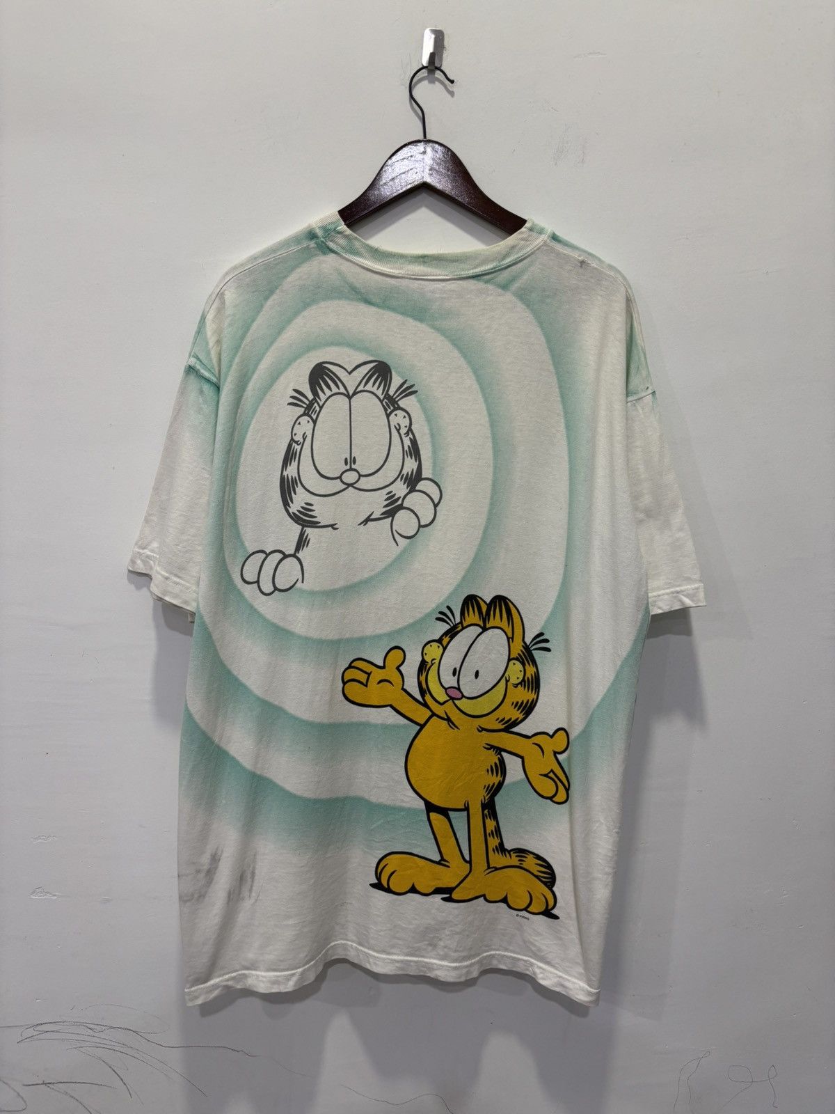 Cartoon Network Vintage Overprint Garfield Bulleyes Tshirt Size US XL / EU 56 / 4 - 2 Thumbnail