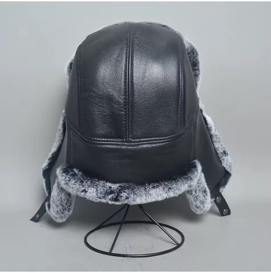 Japanese Brand Unisex RealRabbit Fur Ushanka Trapper Hat Size S Size ONE SIZE - 6 Thumbnail