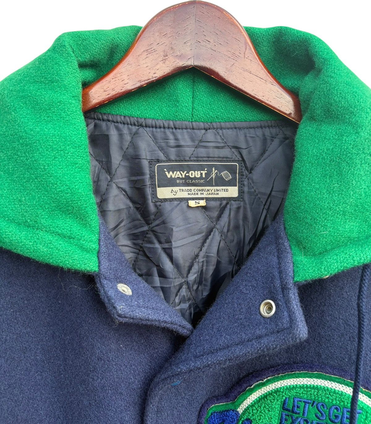 Japanese Brand Vintage Way-Out Japan Sports Club Hoodie Varsity Jacket Size US S / EU 44-46 / 1 - 2 Thumbnail