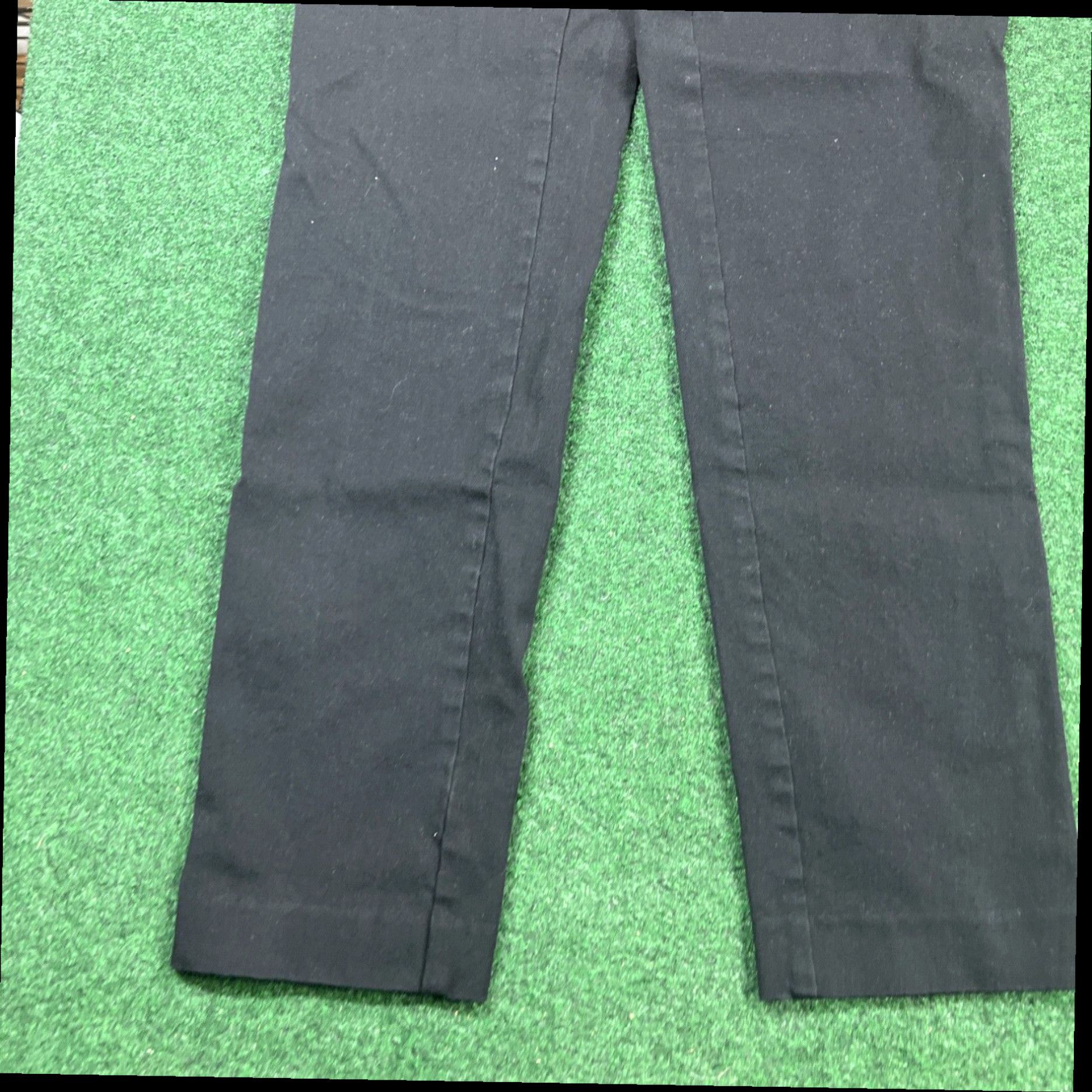 Vintage Crown & Ivy™ Women's Stretch Front Pants - Black Size 2 Measures 26X27 Size 26" / US 2 / IT 38 - 2 Thumbnail