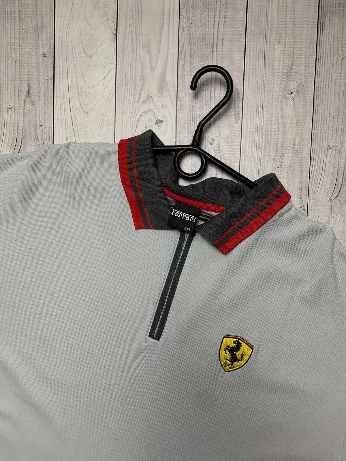 Ferrari × Vintage Vintage Ferrari racing polo logo grey size XXL Size US XXL / EU 58 / 5 - 2 Thumbnail