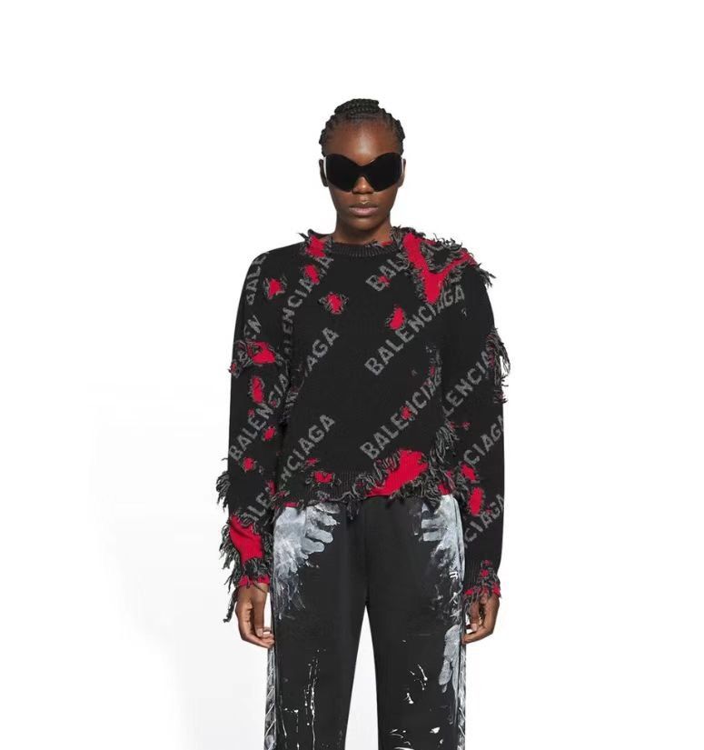 Balenciaga BALENCIAGAFW21 Full Print Bullet Curtain Fake 2412-Nextarrow Size US XS / EU 42 / 0 - 8 Thumbnail