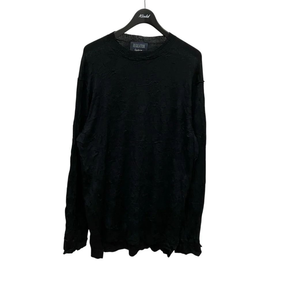 Yohji Yamamoto REGULATION Yohji Yamamoto // black Knit Size US L / EU 52-54 / 3 - 1 Thumbnail