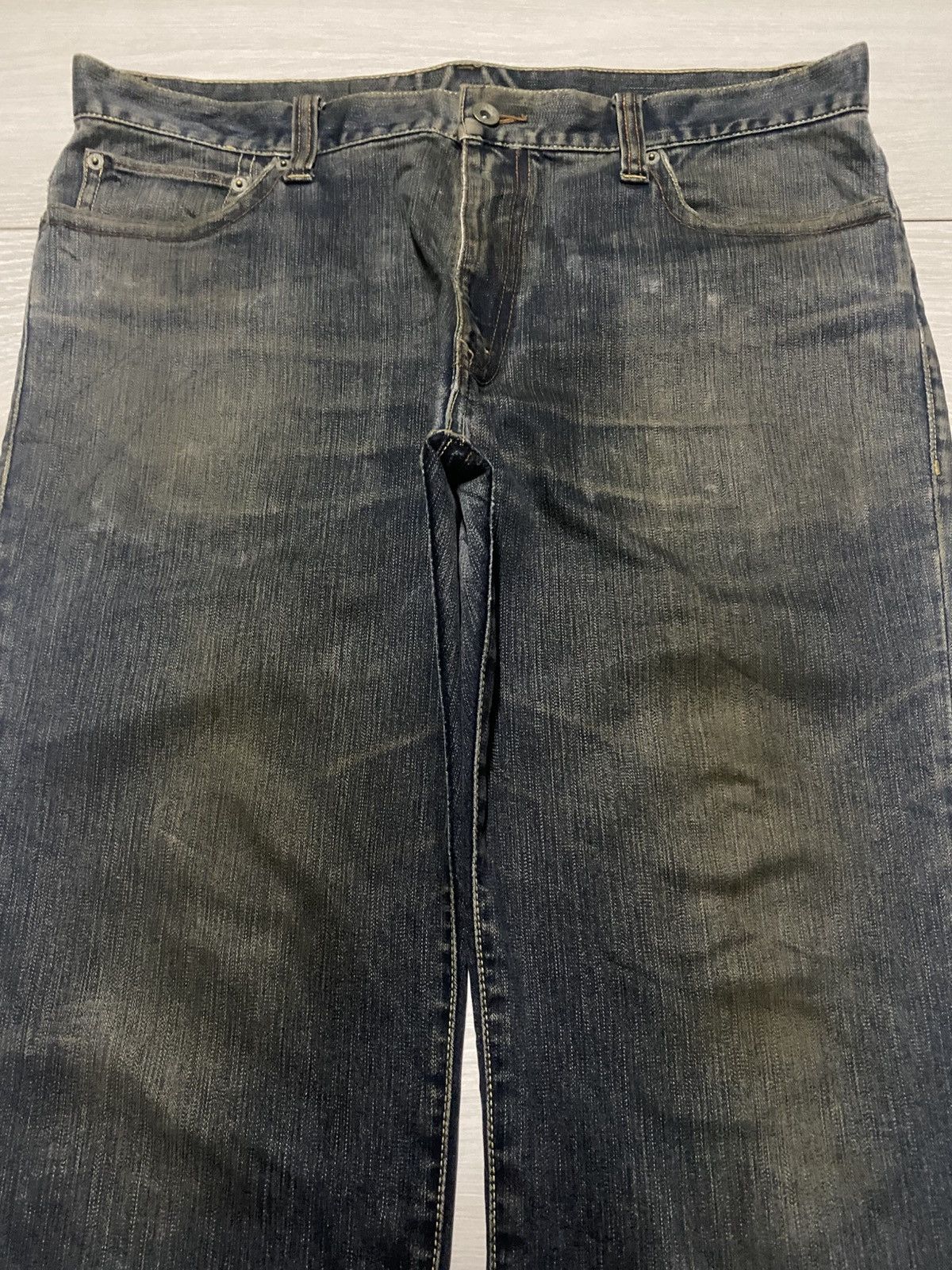 Vintage Vintage Japanese Brands Rusty Distressed Loose Jeans Size US 36 / EU 52 - 3 Thumbnail