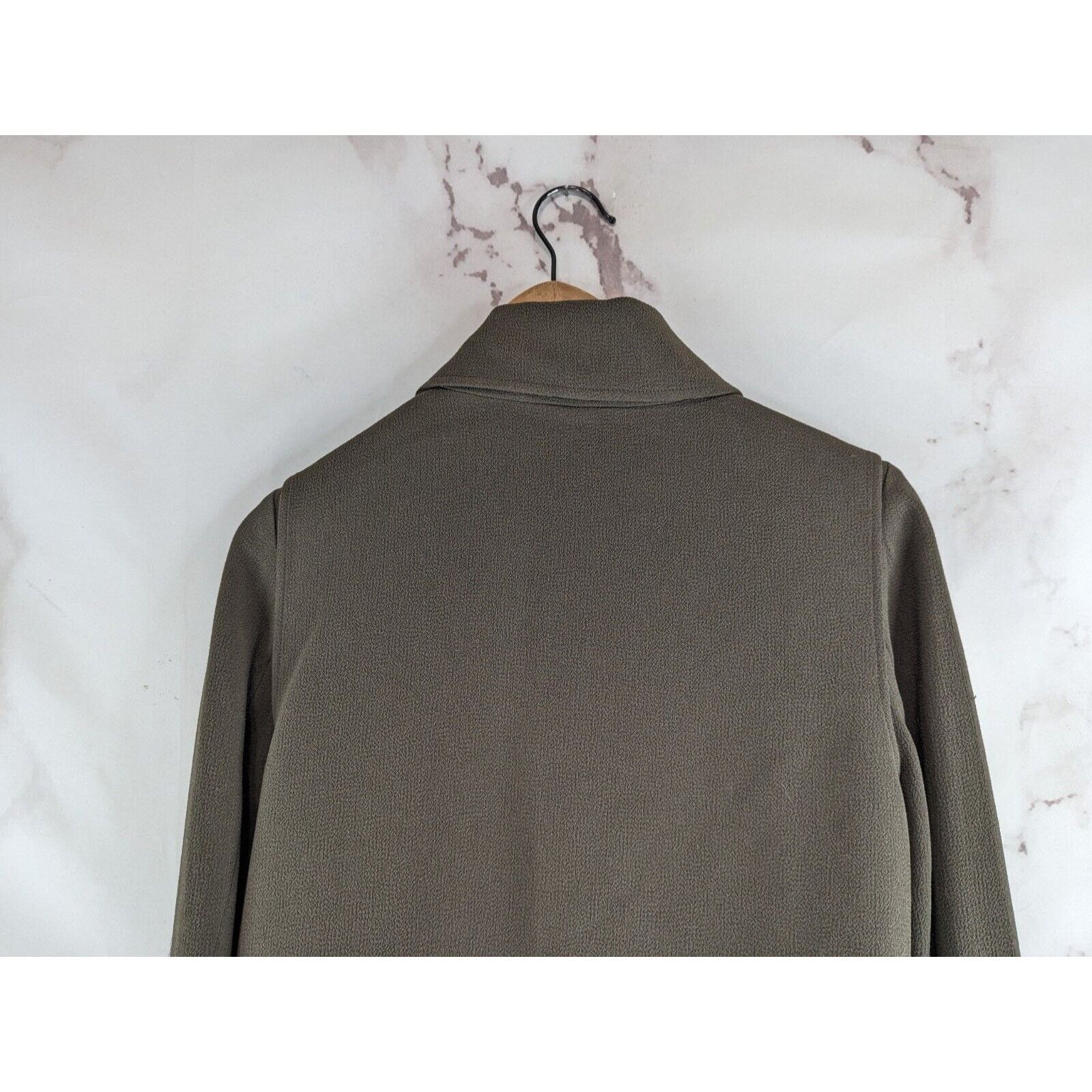Aritzia Wilfred Jacket Women XS Green Zip Stretch Moto Mayet Aritzia Size XS / US 0-2 / IT 36-38 - 6 Thumbnail
