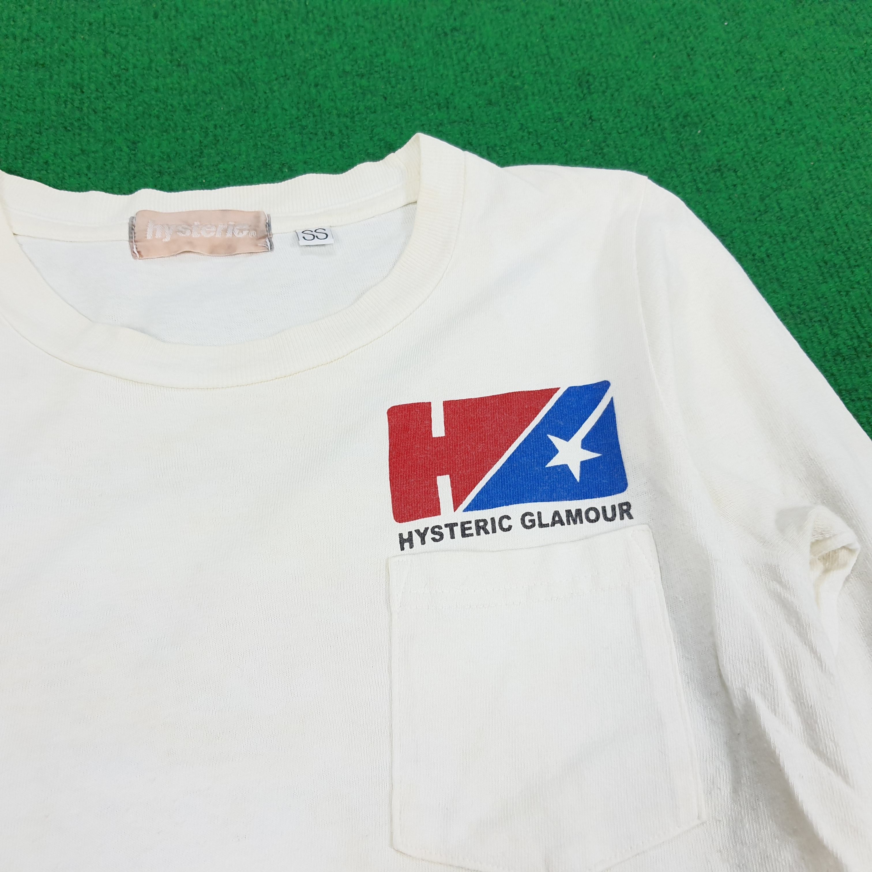 Hysteric Glamour × Japanese Brand × Vintage Vintage Hysteric Glamour Work Wear Japan Brand Tshirt Size US XS / EU 42 / 0 - 4 Thumbnail